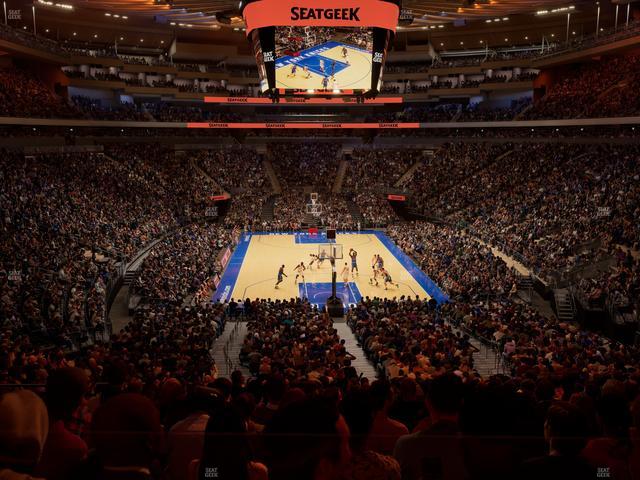 Madison Square Garden - Section Madison Club 62 Seat View