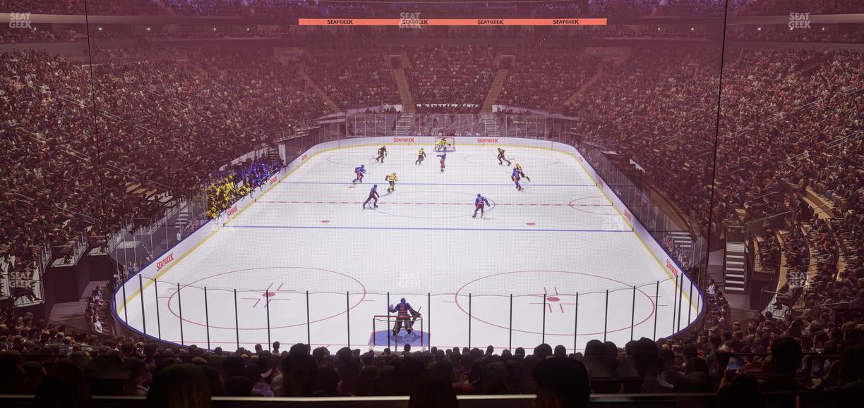 Madison Square Garden - Section Madison Club 63 Seat View