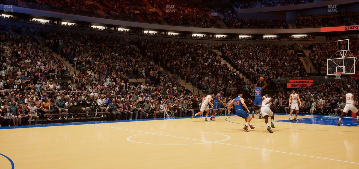 Madison Square Garden - Section Vip East Seat View
