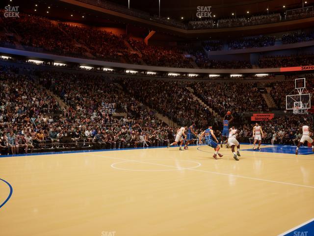 Madison Square Garden - Section Vip East Seat View