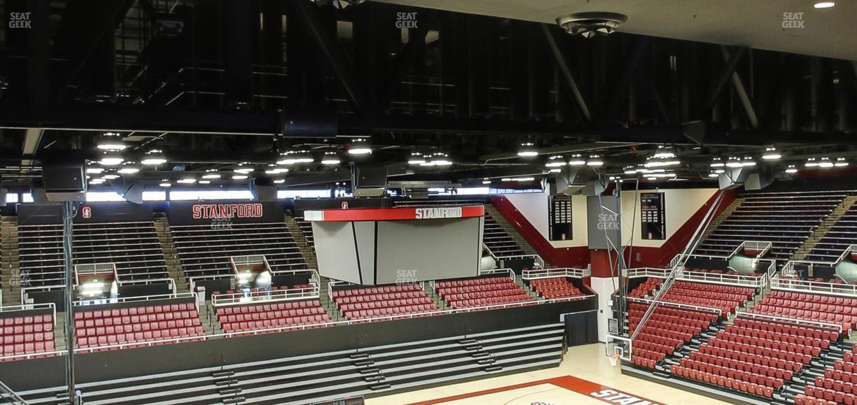 Maples Pavilion - Section 1 Seat View
