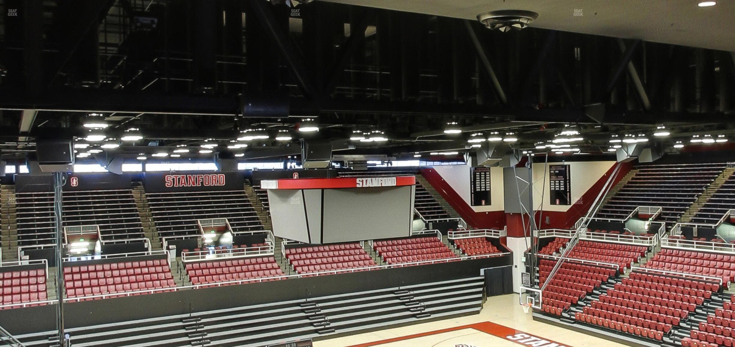 Maples Pavilion - Section 1 Seat View