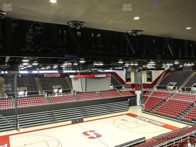Maples Pavilion - Section 1 Seat View