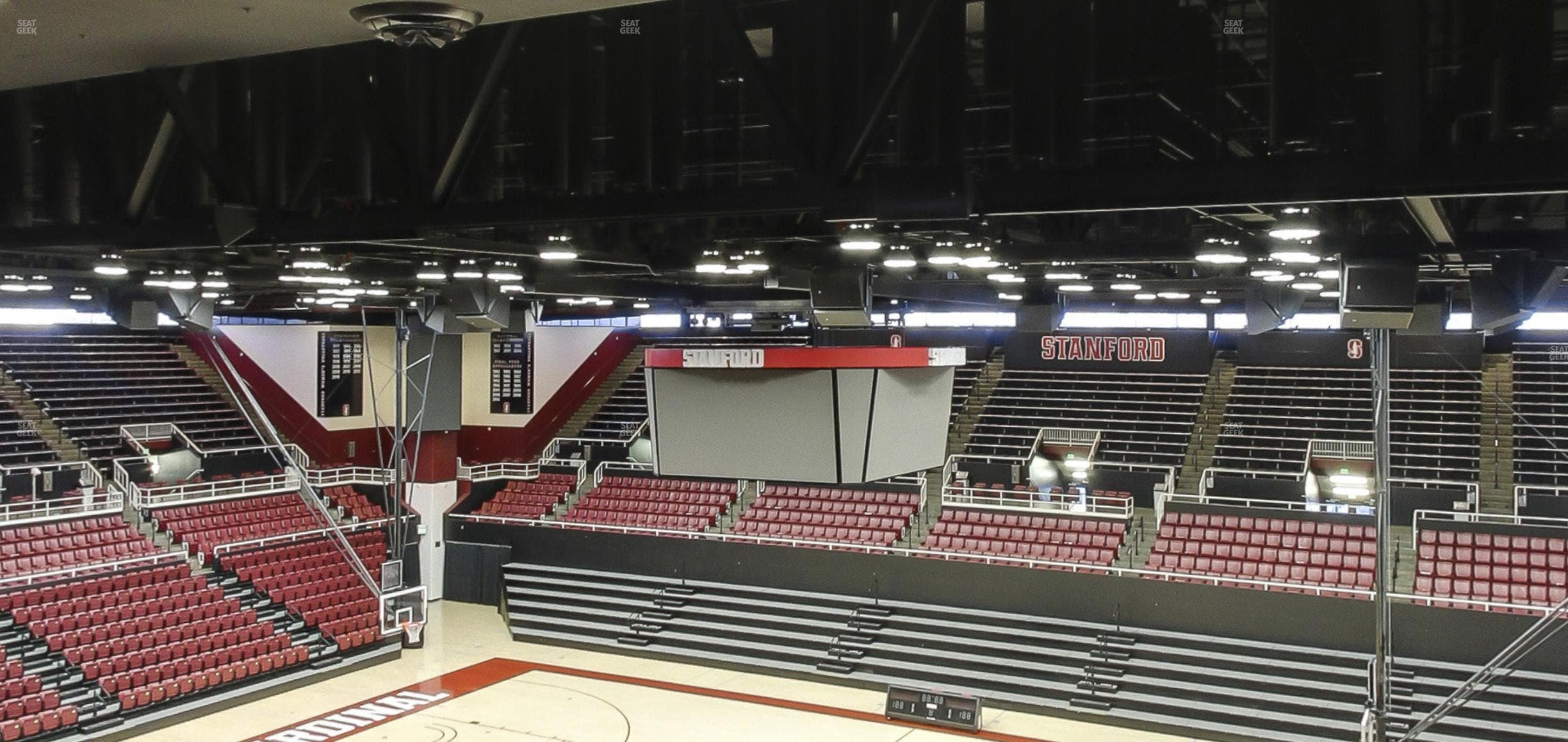 Maples Pavilion - Section 4 Seat View