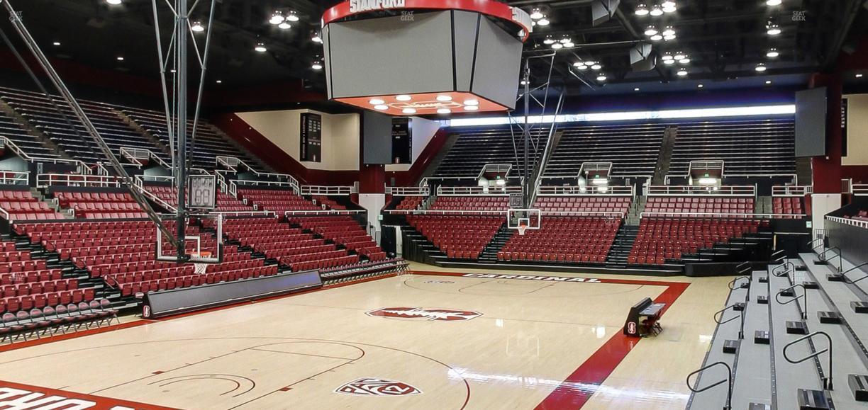 Maples Pavilion - Section 8 Seat View