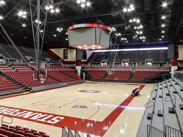 Maples Pavilion - Section 8 Seat View