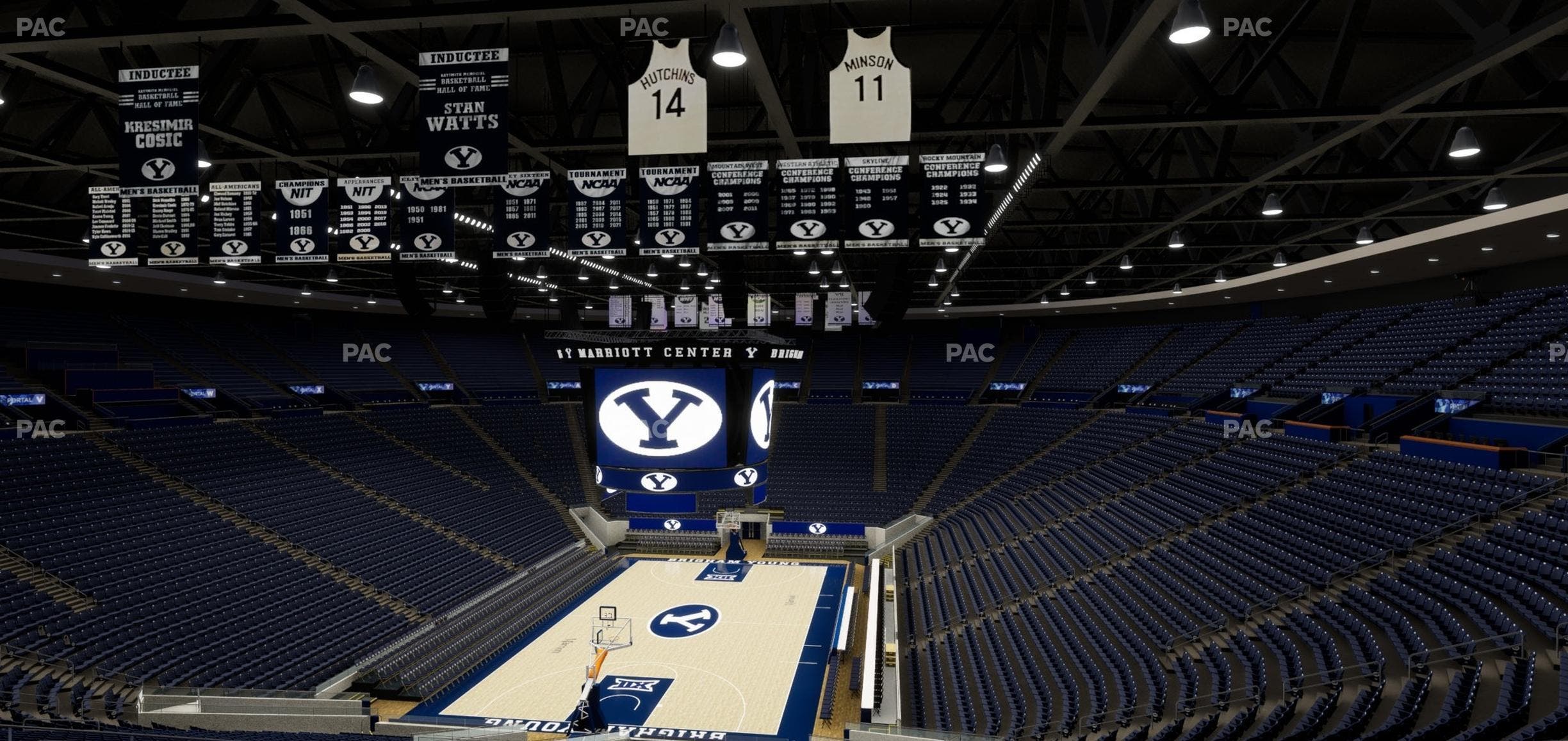 Marriott Center - Section 123 Seat View