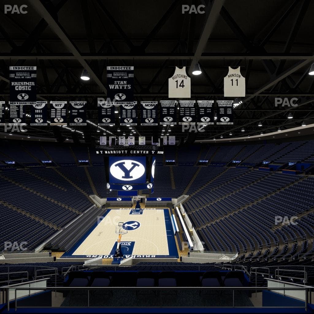 Marriott Center - Section 124 Seat View