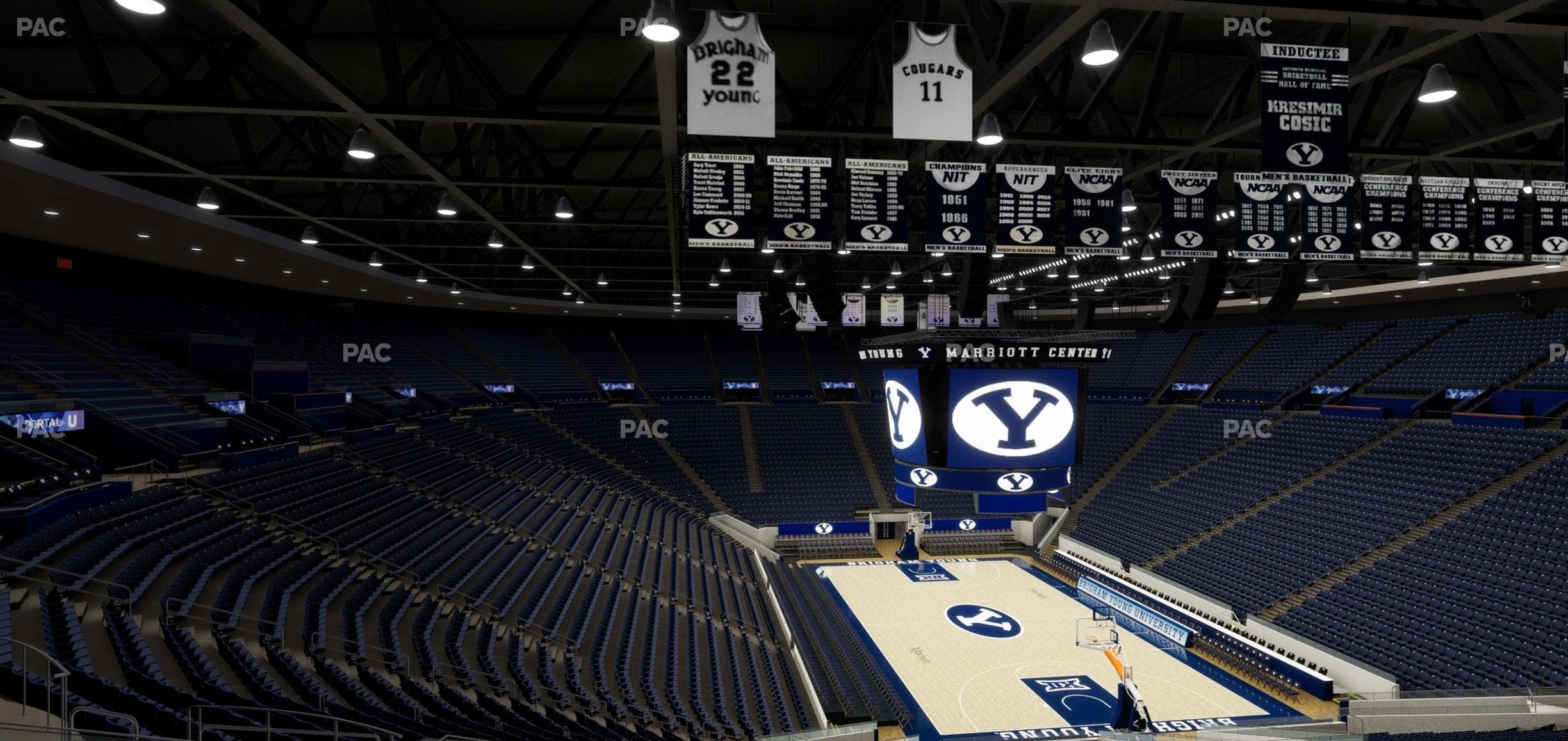 Marriott Center - Section 128 Seat View