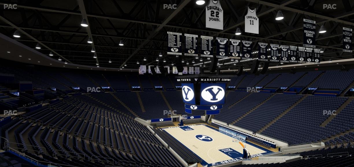 Marriott Center - Section 129 Seat View