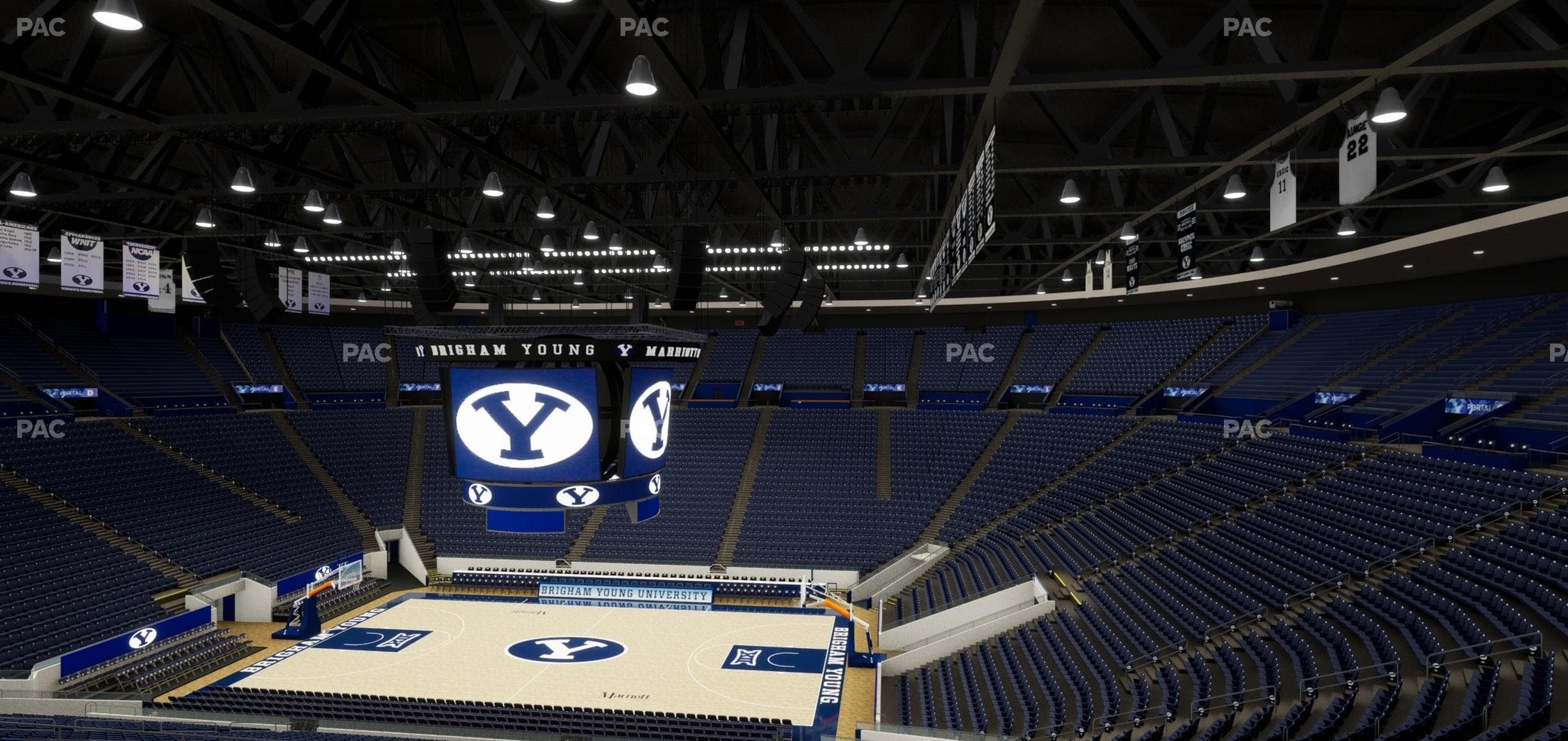 Marriott Center - Section 133 Seat View