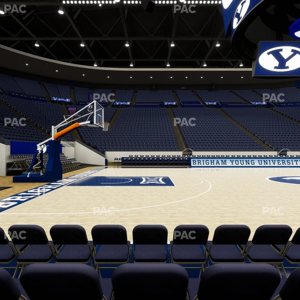 Marriott Center - Section Courtside Seat View