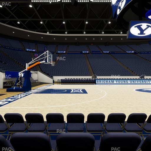 Marriott Center - Section Courtside Seat View