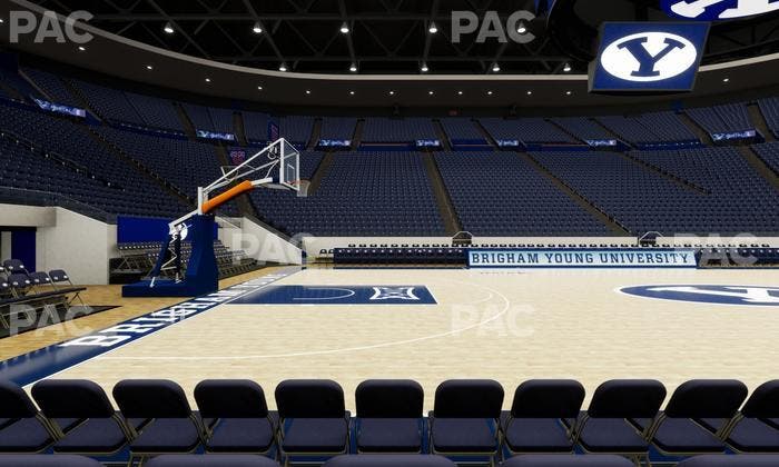 Marriott Center - Section Courtside Seat View
