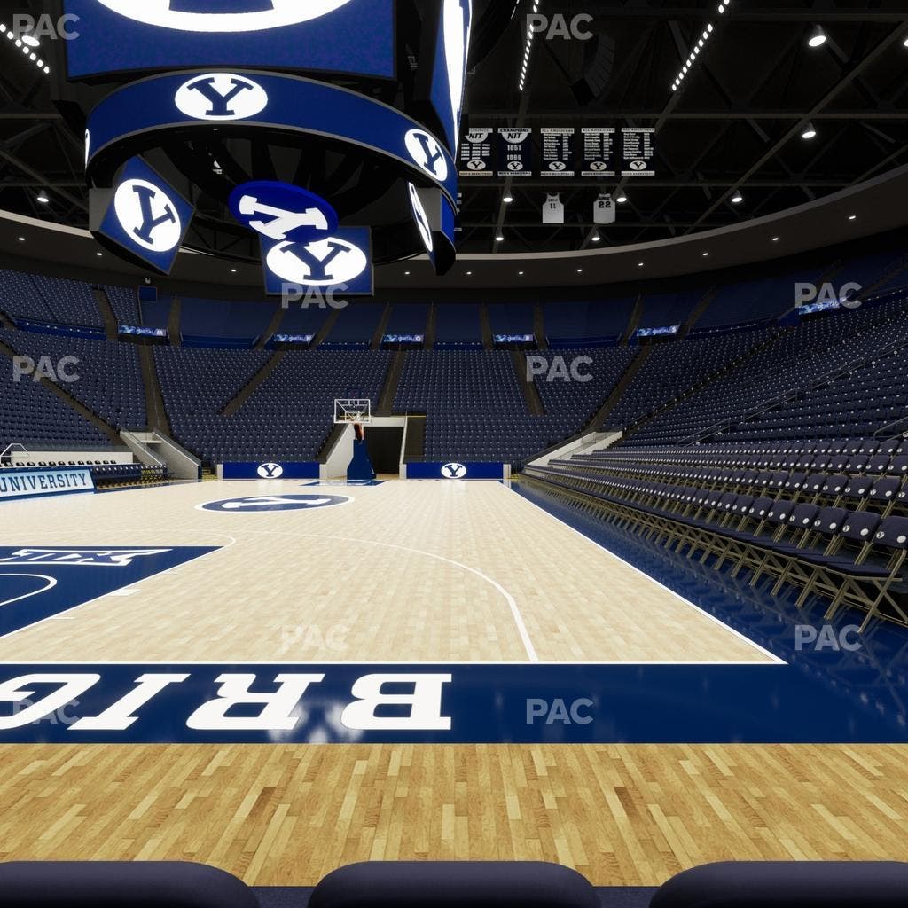 Marriott Center - Section Floor East 3 Seat View
