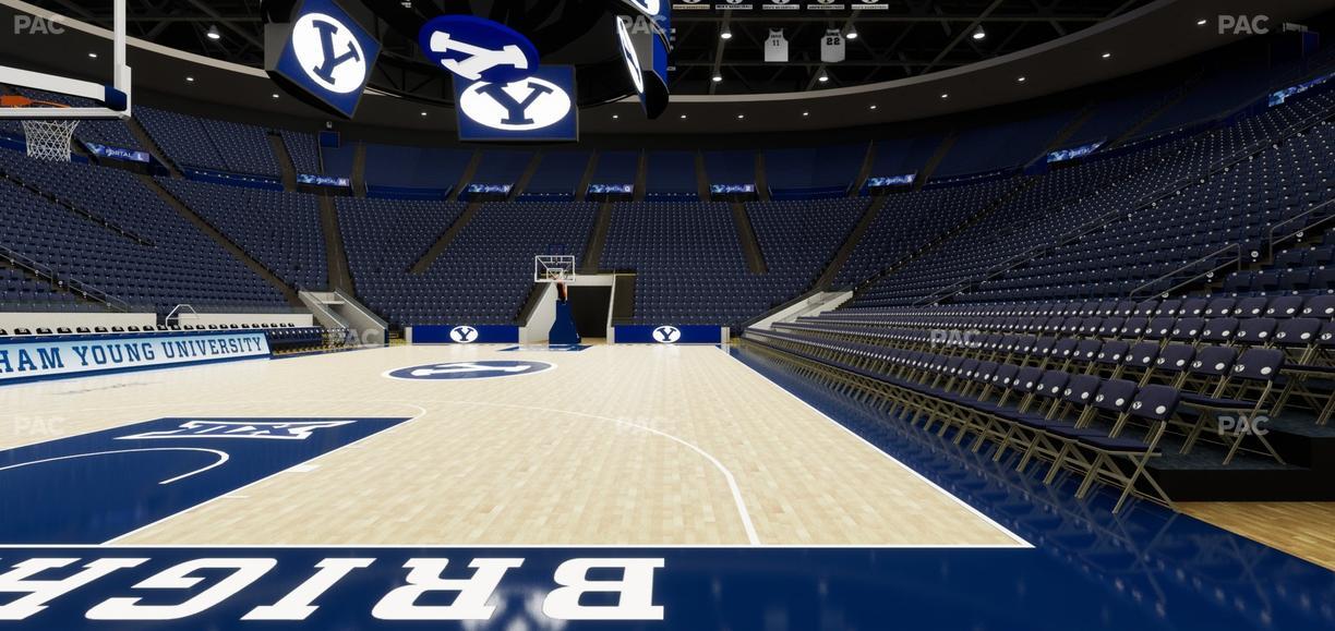 Marriott Center - Section Floor East 3 Seat View