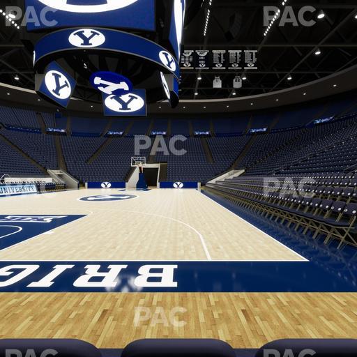 Marriott Center - Section Floor East 3 Seat View