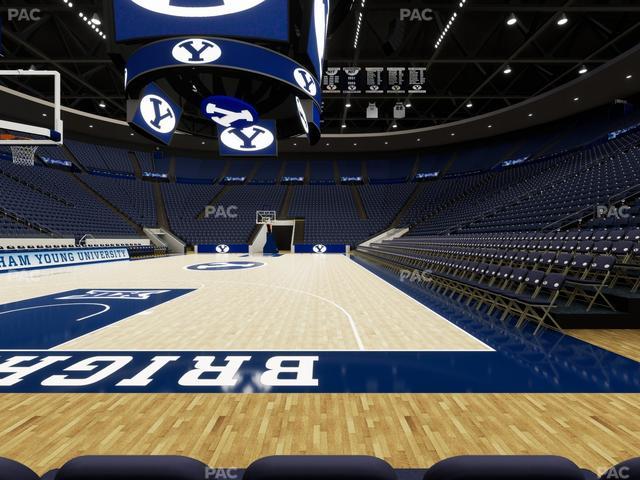 Marriott Center - Section Floor East 3 Seat View