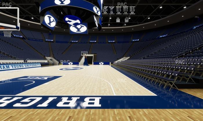 Marriott Center - Section Floor East 3 Seat View