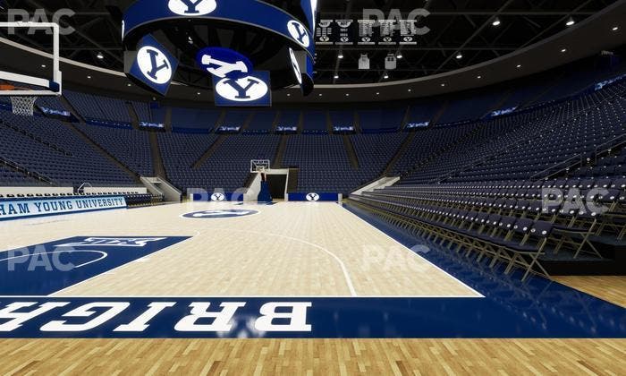 Marriott Center - Section Floor East 3 Seat View