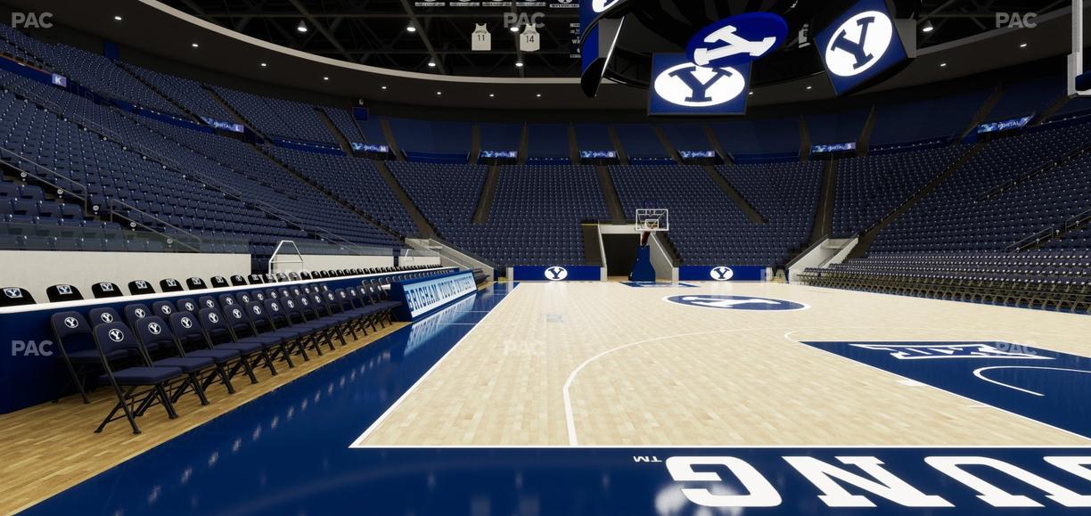 Marriott Center - Section Floor East 4 Seat View
