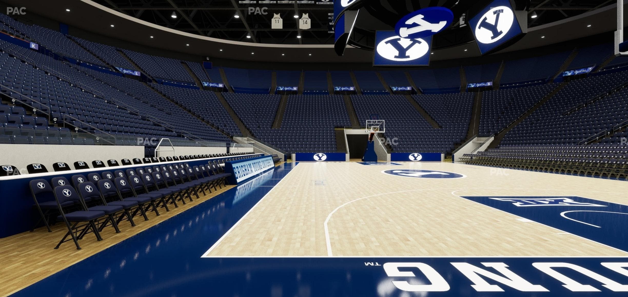 Marriott Center - Section Floor East 4 Seat View