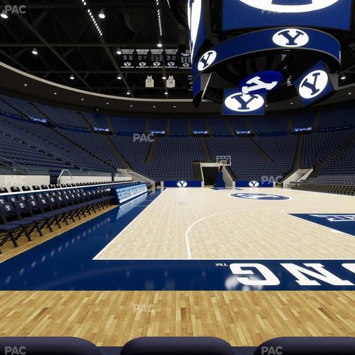 Marriott Center - Section Floor East 4 Seat View