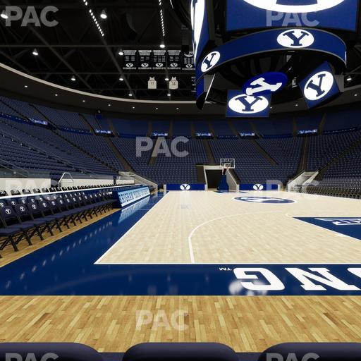 Marriott Center - Section Floor East 4 Seat View
