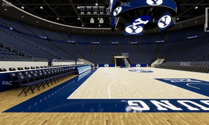 Marriott Center - Section Floor East 4 Seat View