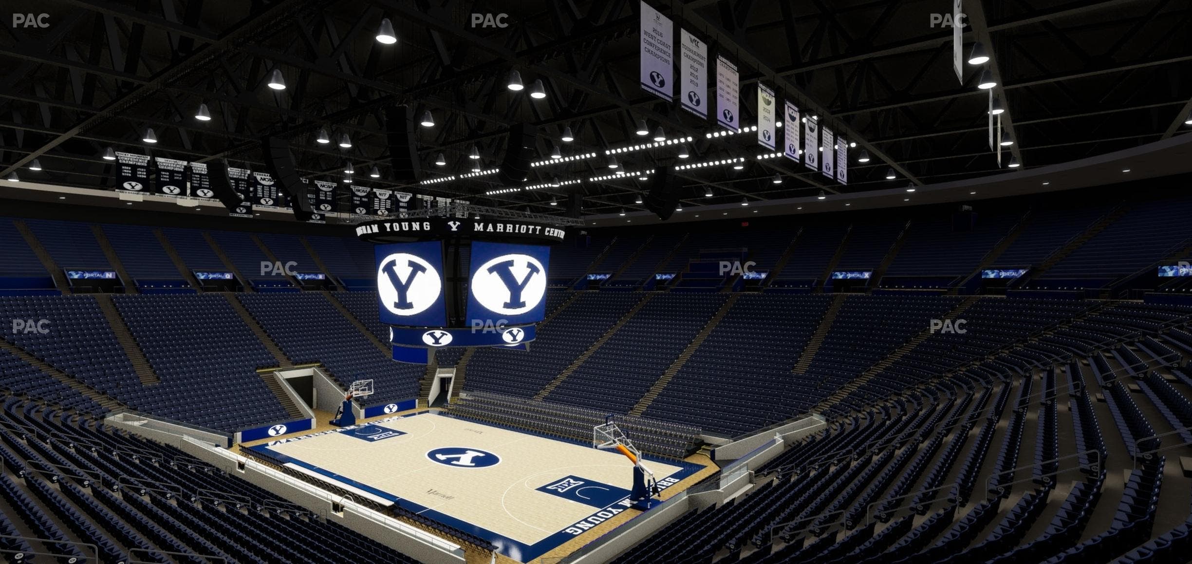 Marriott Center - Section Wc 102 Seat View