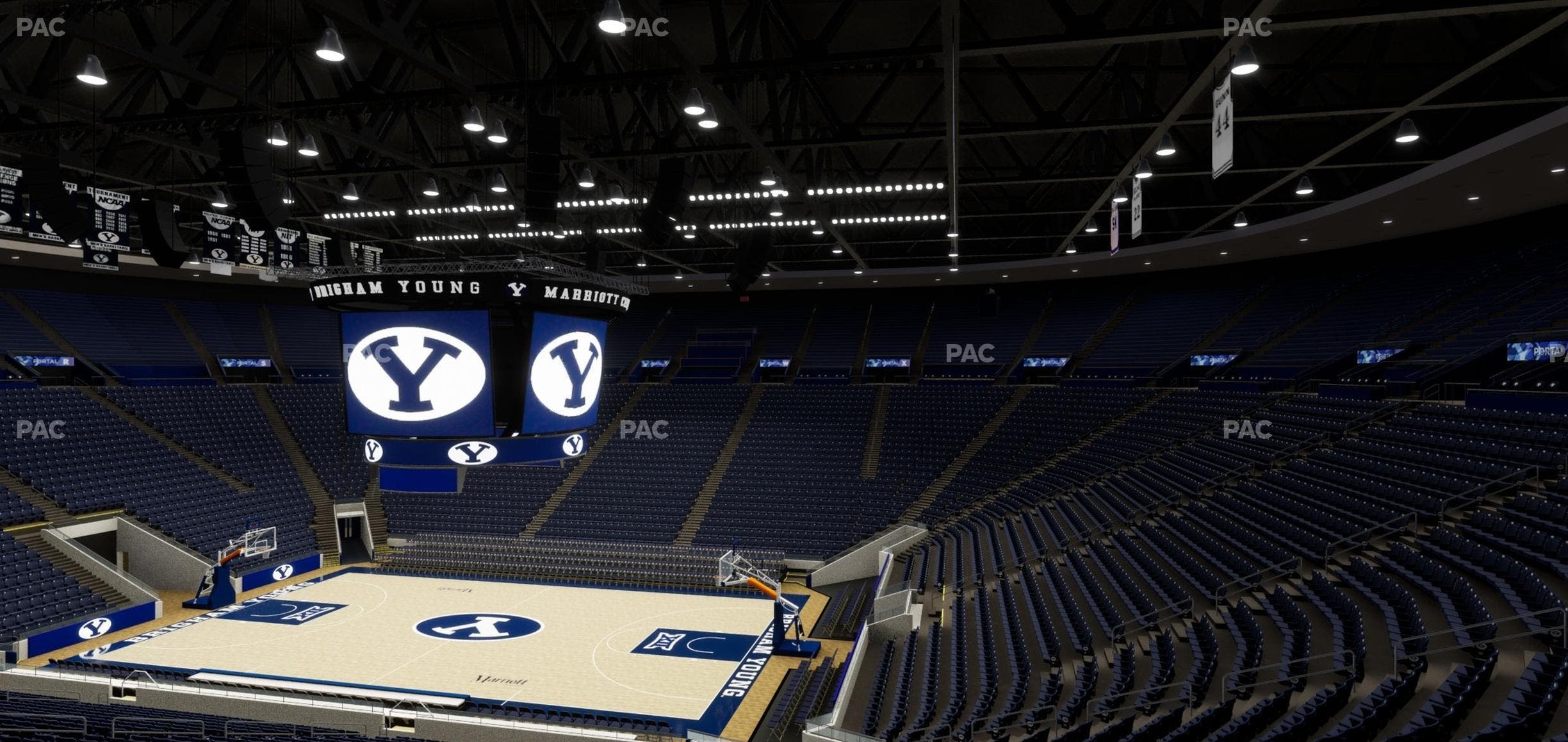 Marriott Center - Section Wc 104 Seat View