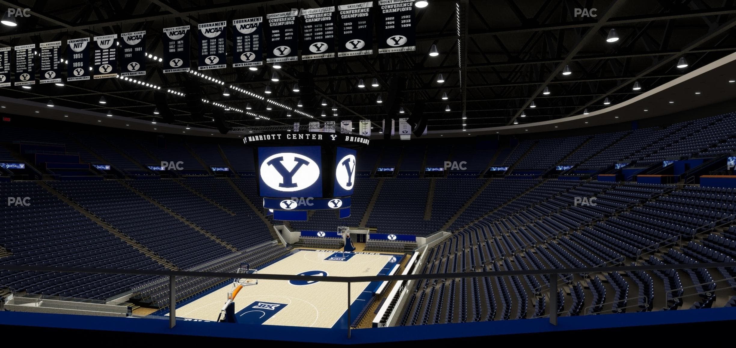 Marriott Center - Section Wc 122 Seat View