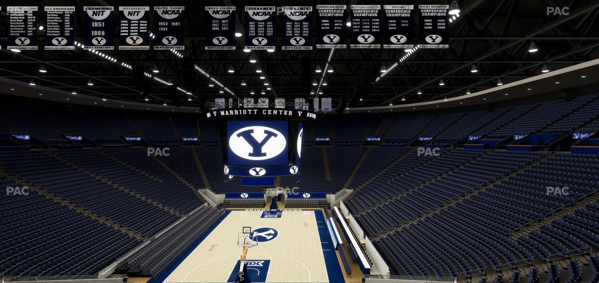 Marriott Center - Section Wc 124 Seat View