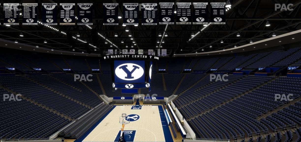 Marriott Center - Section Wc 124 Seat View