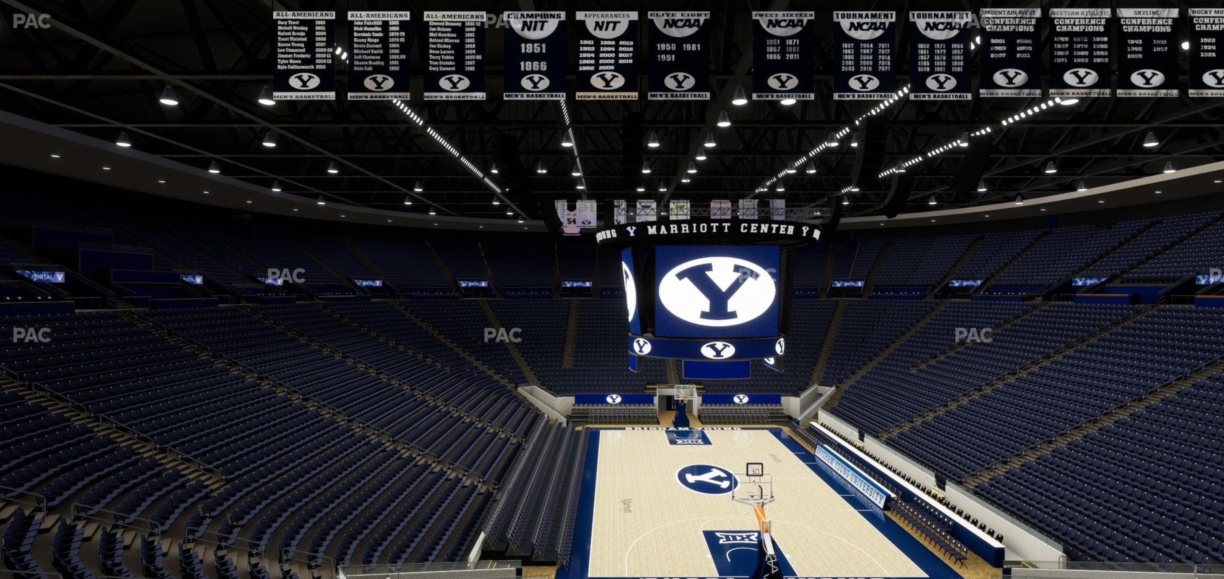 Marriott Center - Section Wc 126 Seat View