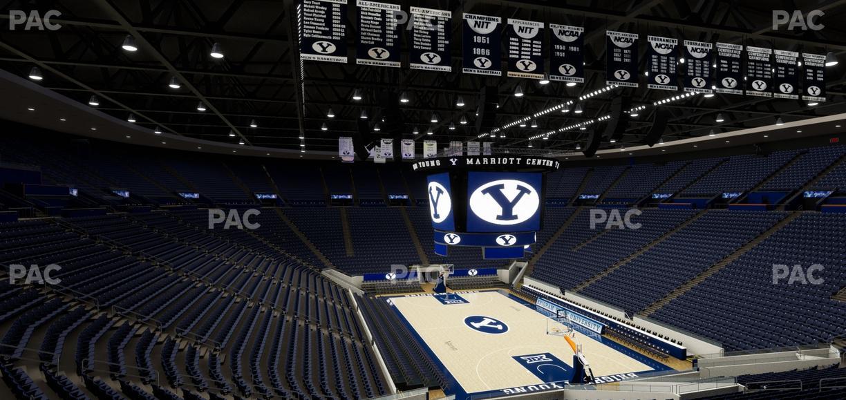Marriott Center - Section Wc 128 Seat View