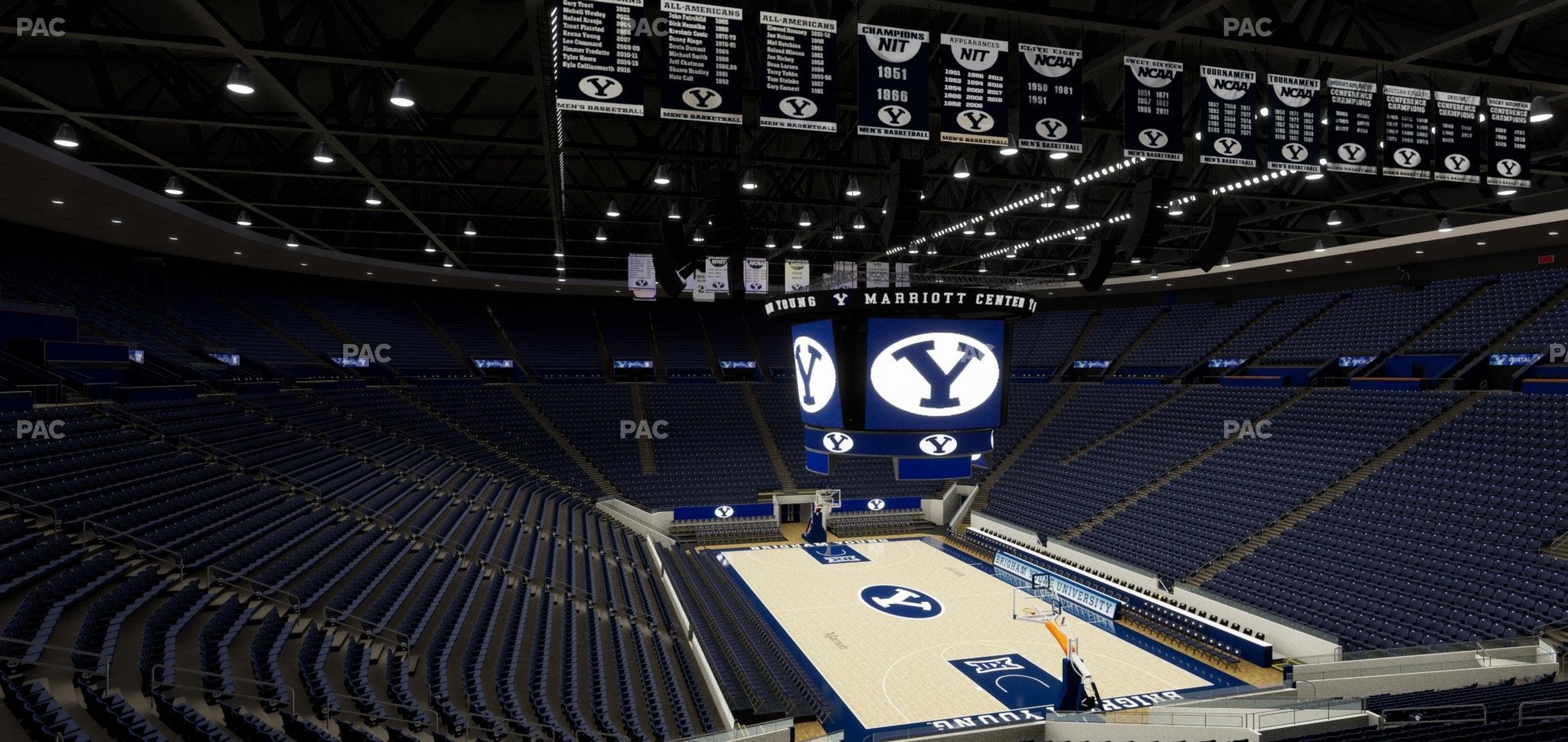 Marriott Center - Section Wc 128 Seat View
