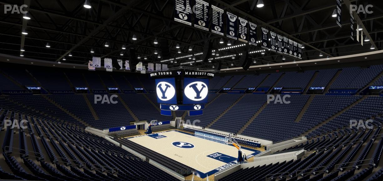 Marriott Center - Section Wc 130 Seat View