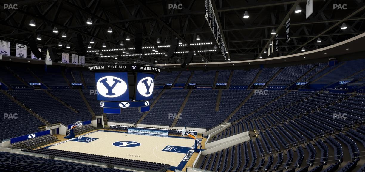 Marriott Center - Section Wc 132 Seat View
