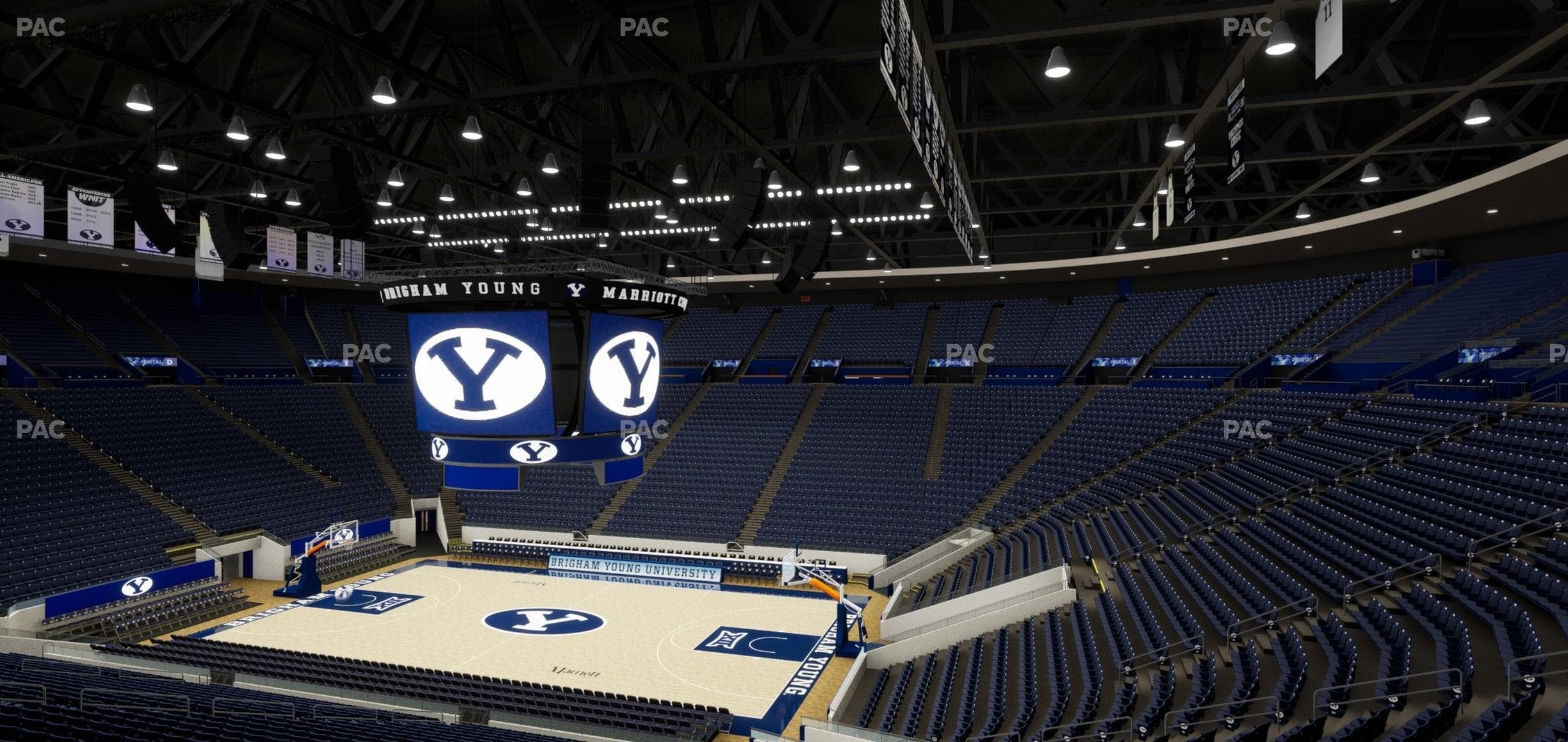 Marriott Center - Section Wc 132 Seat View