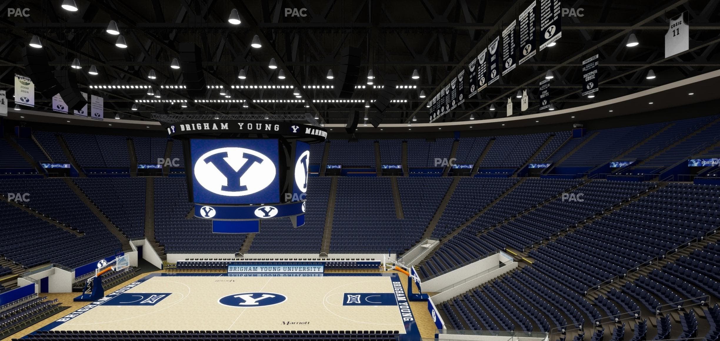 Marriott Center - Section Wc 134 Seat View