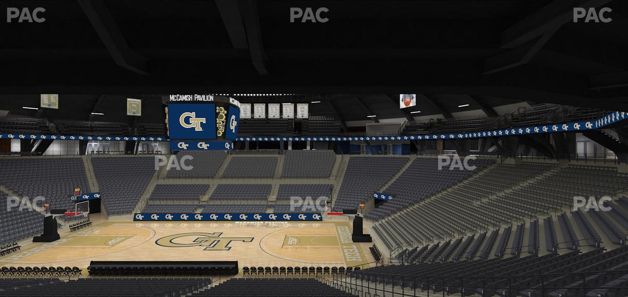 McCamish Pavilion - Section 100 Seat View