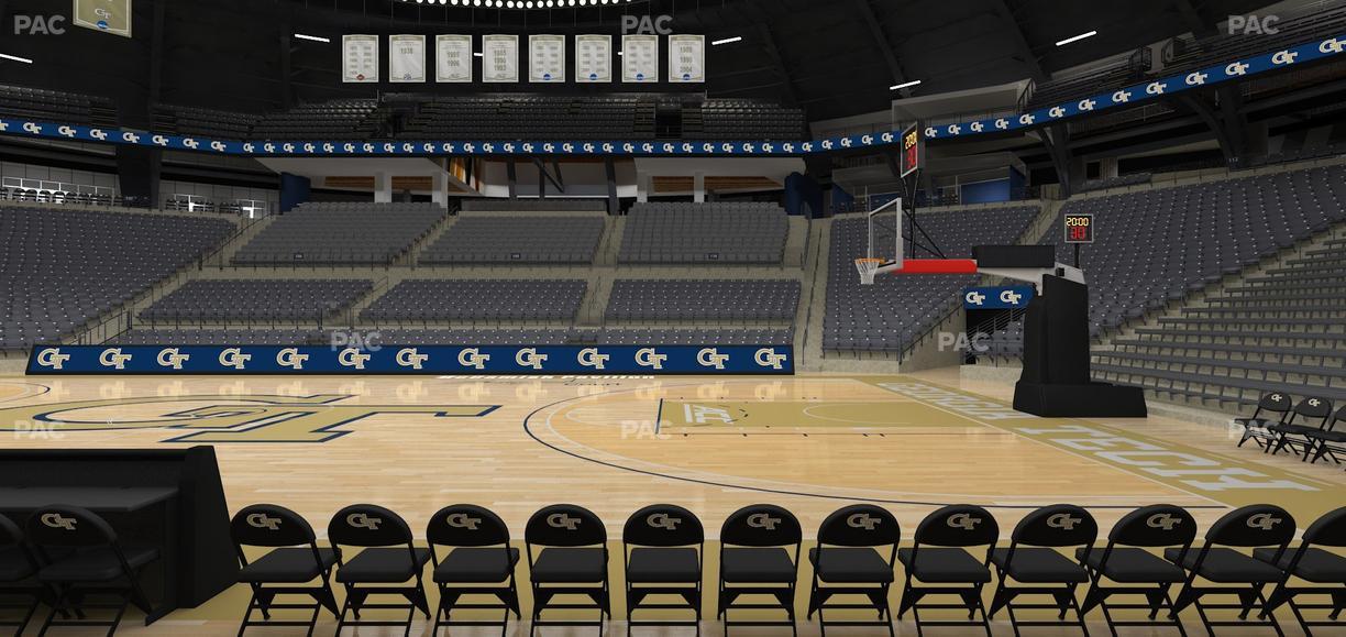 McCamish Pavilion - Section 100 Seat View