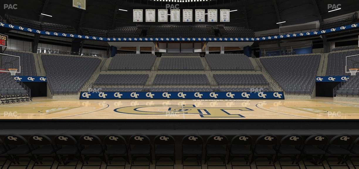 McCamish Pavilion - Section 101 Seat View