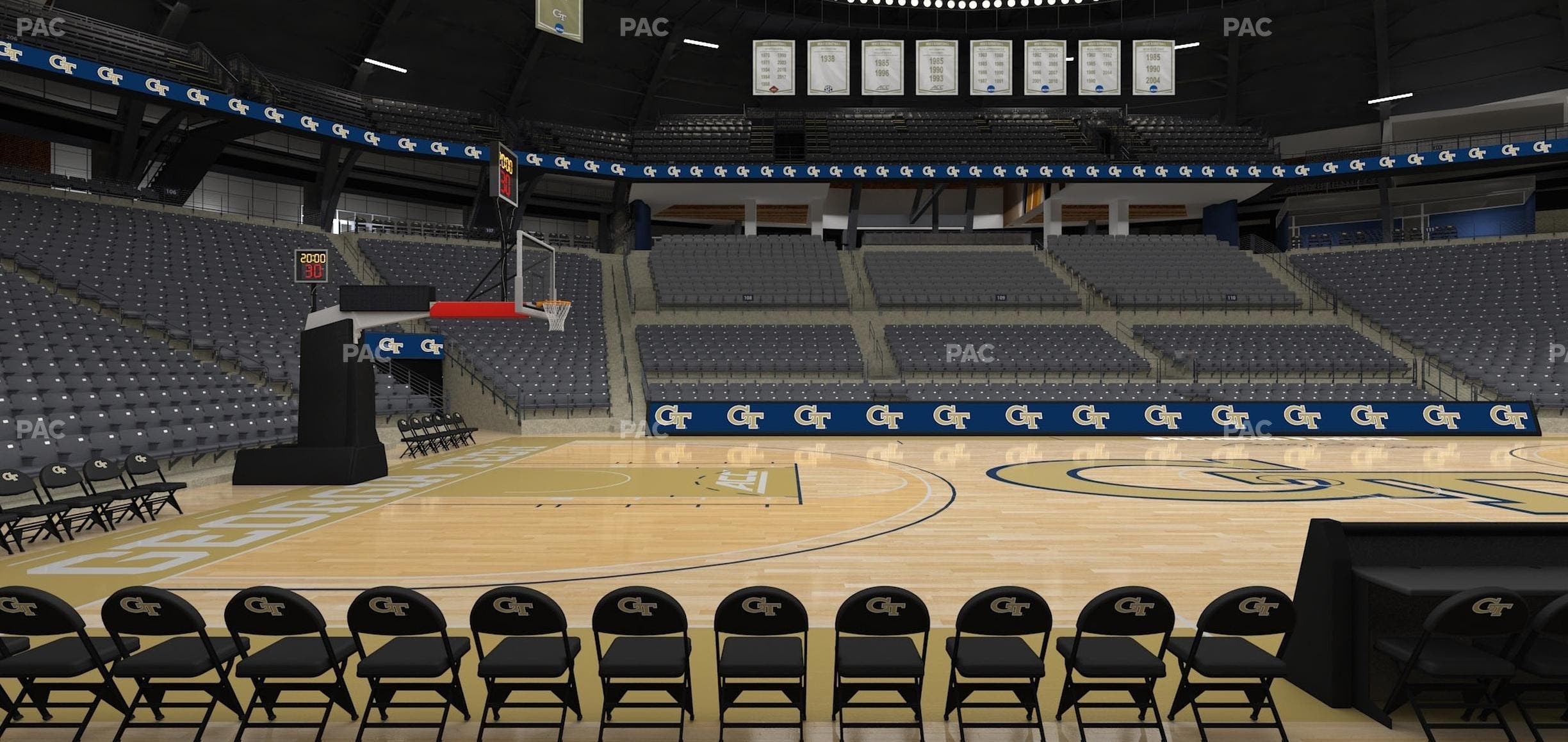 McCamish Pavilion - Section 102 Seat View