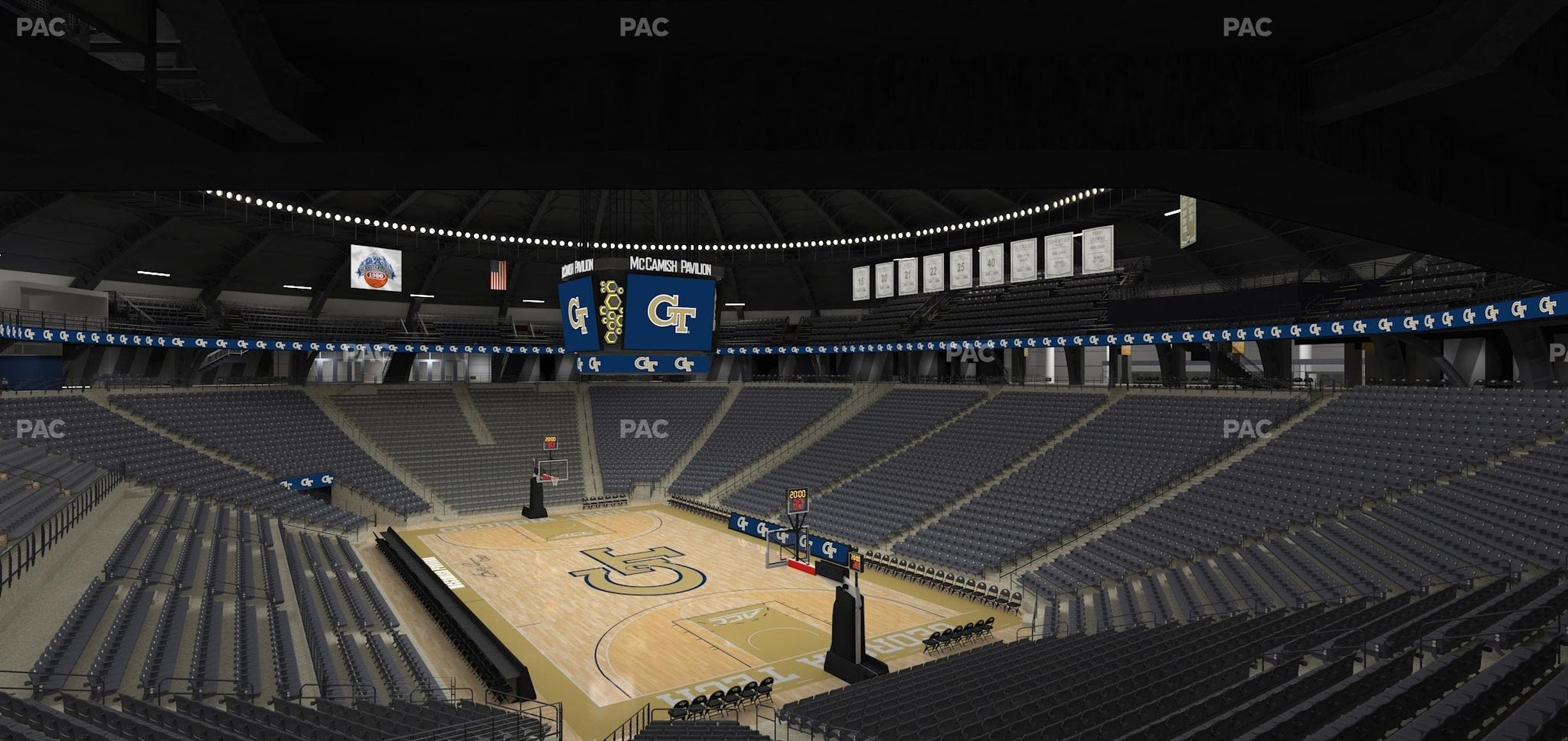 McCamish Pavilion - Section 106 Seat View
