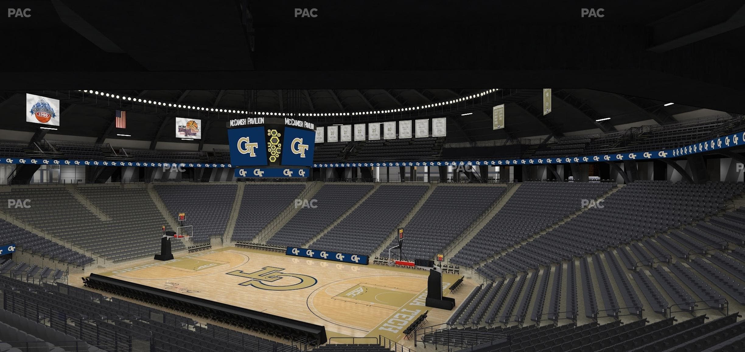 McCamish Pavilion - Section 107 Seat View