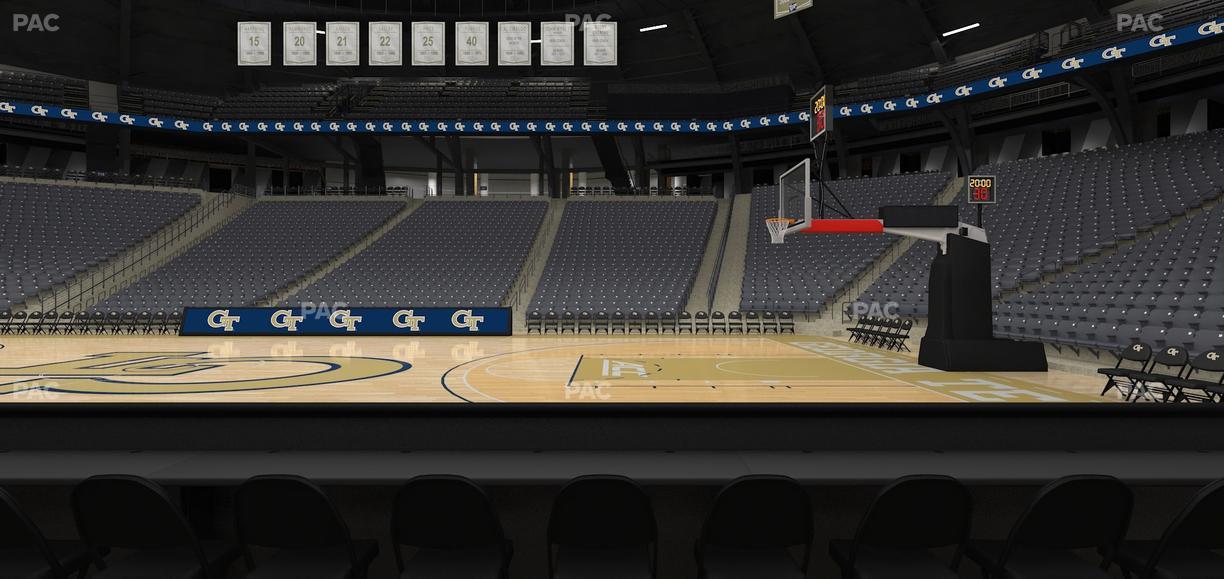 McCamish Pavilion - Section 108 Seat View