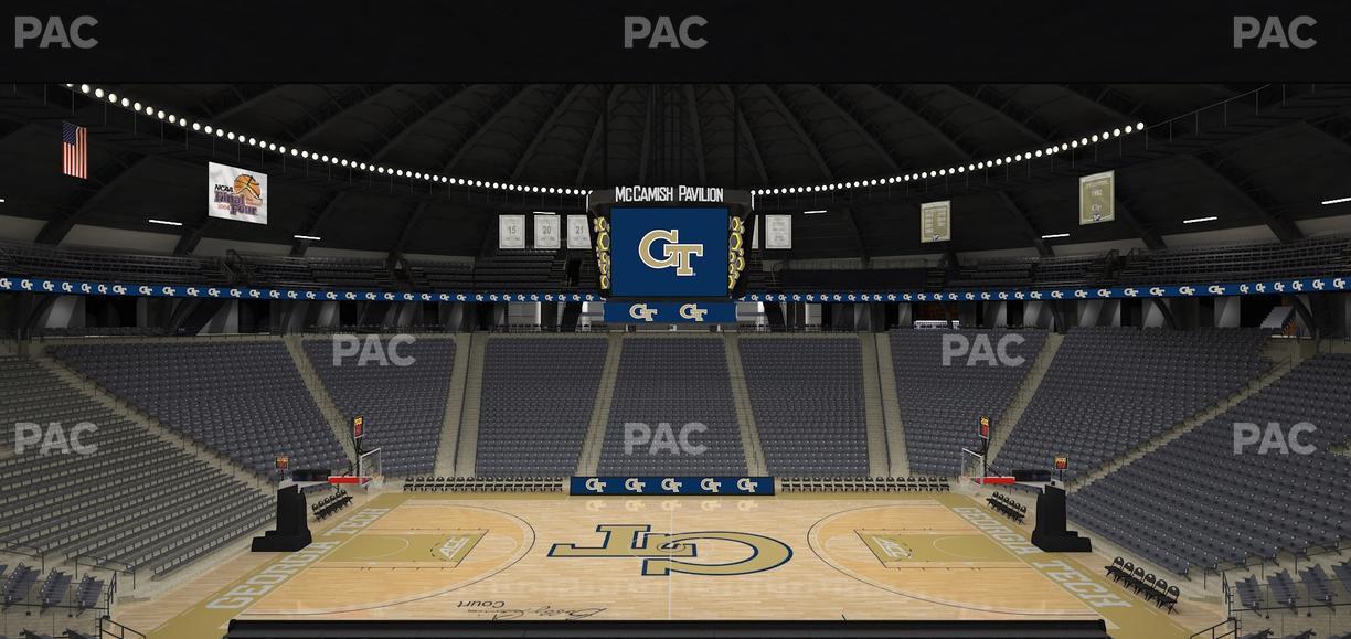 McCamish Pavilion - Section 109 Seat View