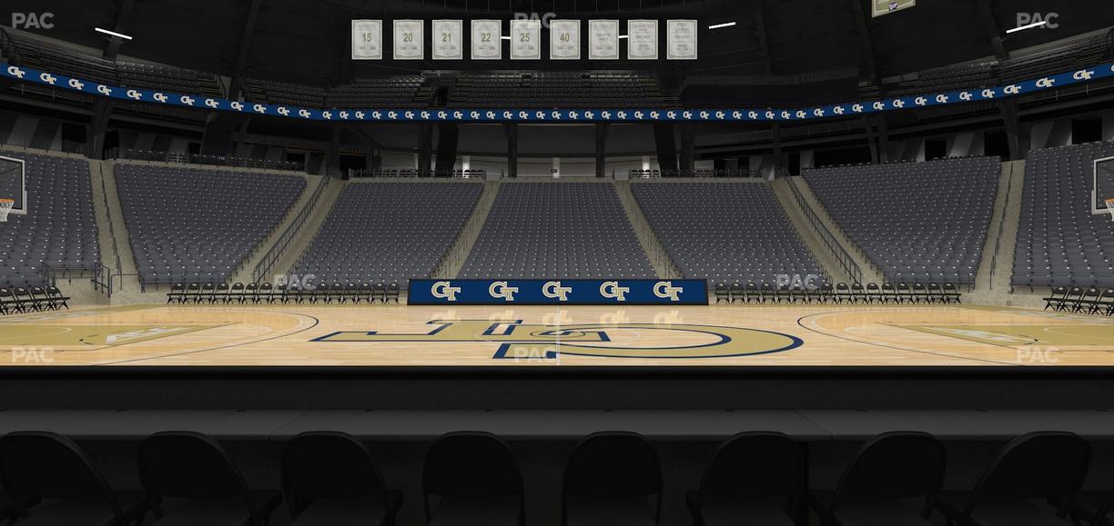 McCamish Pavilion - Section 109 Seat View